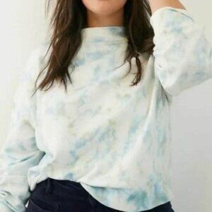ANTHROPOLOGIE/PILCRO Elayna Sweatshirt, Blue, XS